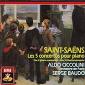 Album artwork for Saint-Saens: The 5 Piano Concertos / Ciccolini
