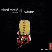 Album artwork for Abed Azrie chante Adonis. Abed Azrie (Bonus DVD)