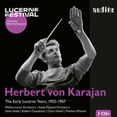 Album artwork for Herbert von Karajan: The Early Lucerne Years