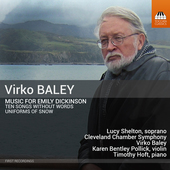 Album artwork for Virko Baley: Music for Emily Dickinson