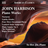 Album artwork for Harbison: Piano Works