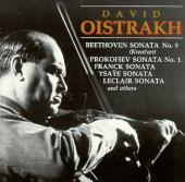Album artwork for Oistrakh plays sonatas by Beethoven, Prokofiev, et