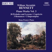 Album artwork for William Sterndale Bennett: Piano Works Vol. 3