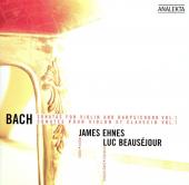 Album artwork for Bach: Sonatas for violin & harpsichord / Ehnes v.1