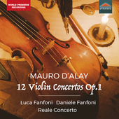 Album artwork for Mauro D'Alay, 12 Violin Concertos, Op. 1