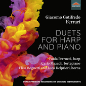 Album artwork for Giacomo Gotifredo Ferrari - Duets for Harp and Pia