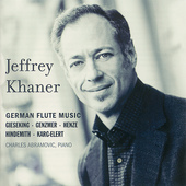 Album artwork for German Flute Music - Jeffrey Khaner 