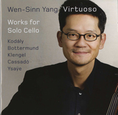 Album artwork for Virtuoso - Works for Solo Cello / Yang