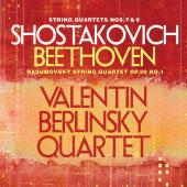 Album artwork for Shostakovich & Beethoven: String Quartets