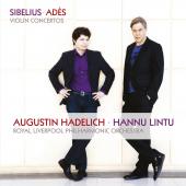 Album artwork for Violin Concertos by Ades & Sibelius / Hadelich, Li