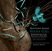 Album artwork for Gál: Chamber Works for Cello